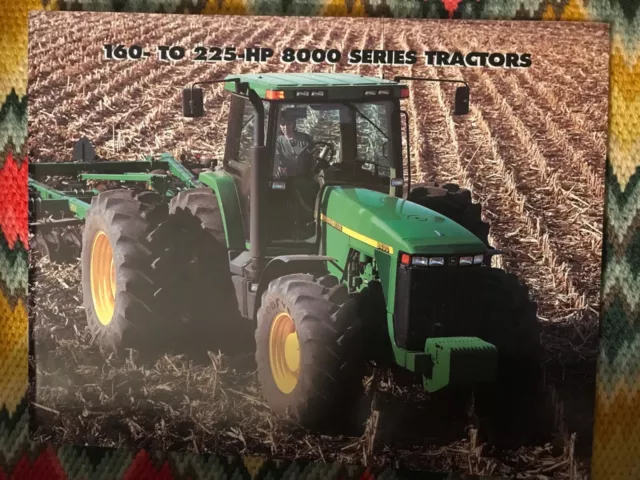 John Deere Advertising (1996) - 160- to 225-HP 8000 Series Tractors -free postag