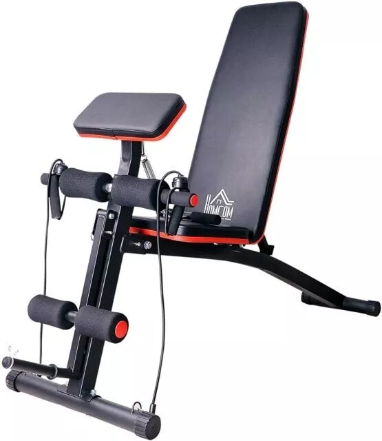 Banc de Musculation Pliable Appareils de Fitness Abdominaux Dorsaux Exercices