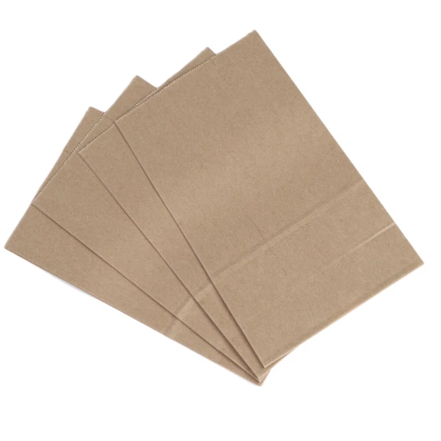100 Pcs Food Kraft Bag Toast Paper Bread Bags Bakery Bags Paper