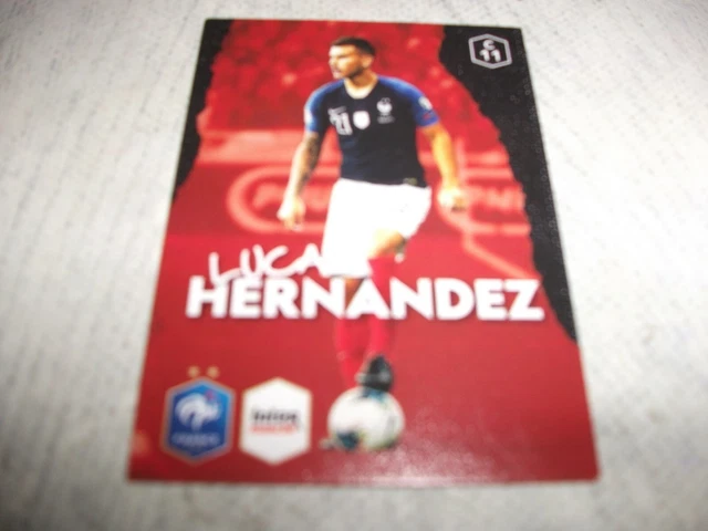 CARTE PANINI FAMILY Intermarché Au plus près des Bleus #C11 Lucas