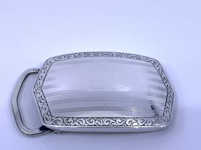 Sterling Silver NAPIER belt Buckle