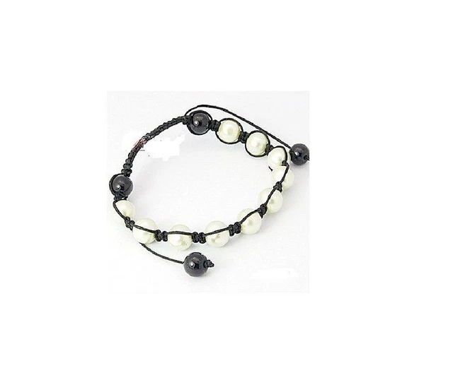 DESTOCKAGE LOT DE 16 Shamballa Rose 7 Perles 44 strass Bio Mineral