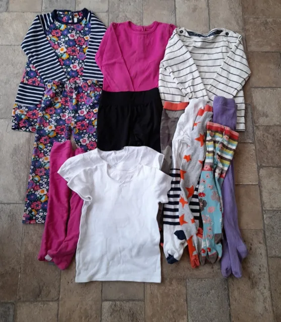 JOJO MAMAN BEBE.Reebok.Girls Autumn Clothes bundle.Age 3-4 Yrs.Dress.Leggings.💕