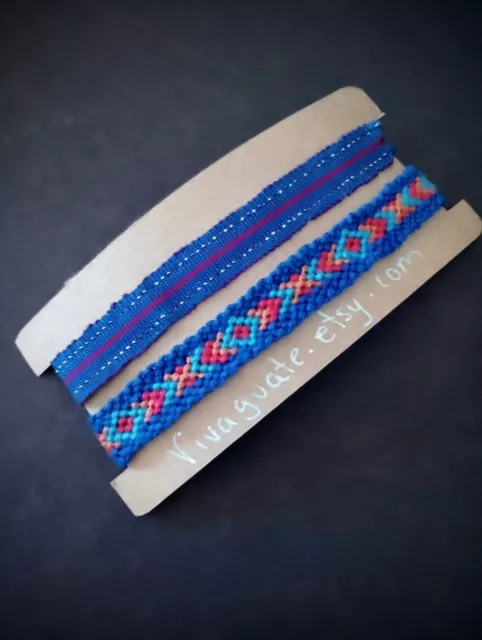 Woven Friendship Bracelets Handmade Braided String Wrist 2 pc lot boho bracelet