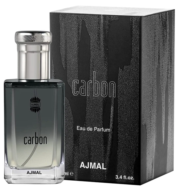 Perfume cítrico de larga duración para hombre Ajmal Carbon EDP 100 ml aroma aerosol