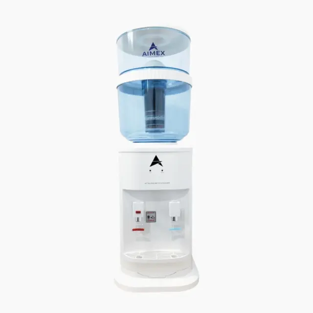 Aimex Water Cooler Chiller Dispenser Bottle Benchtop Filter Purifier Home White