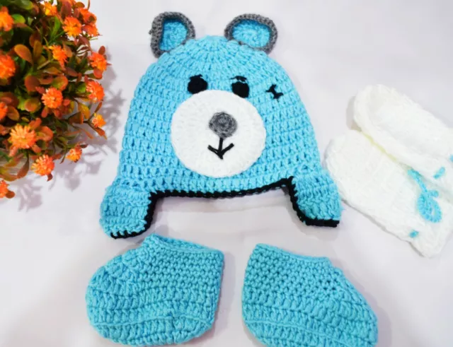 Baby Boy Girl Knit Clothes Newborn Photo Crochet Costume Photography Prop Outfit