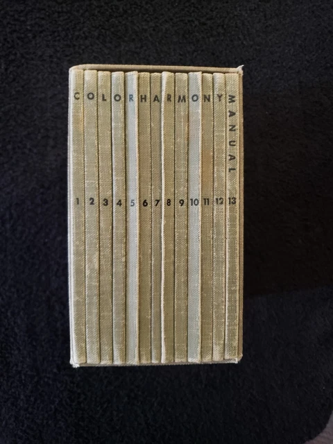 The Color Harmony Manual and How to Use It, Egbert JACOBSON 1942, 1st Edition The Color Harmony Manual and How to Use It, Egbert JACOBSON 1942, 1st Edition