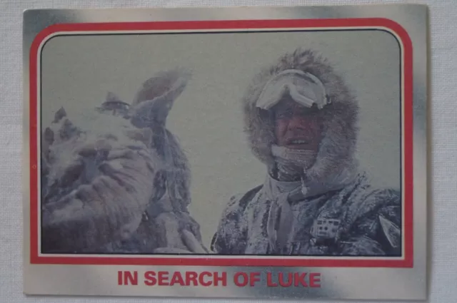 Star Wars The Empire Strikes Back-Vintage 1980 Scanlens Card In Search of Luke