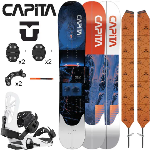 SET: CAPITA + UNION: splitboard Neo Slasher & Skins + explorer bindings 154cm