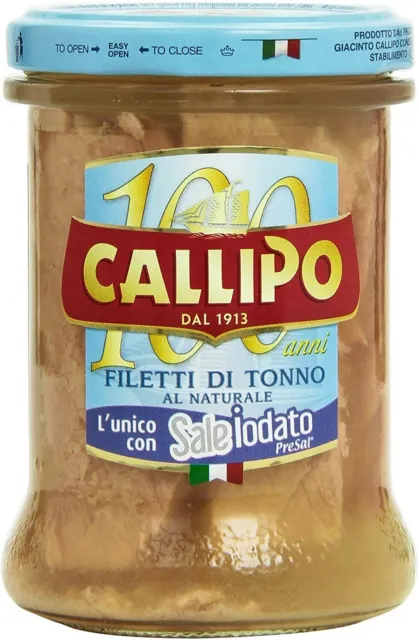 Callipo Filetti Tonno Al Naturale Con Sale Iodato 170Gr