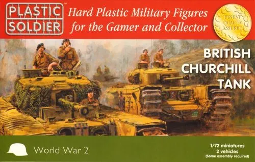 The Plastic Soldier Company WW2V20017 1:72 British Churchill Tank