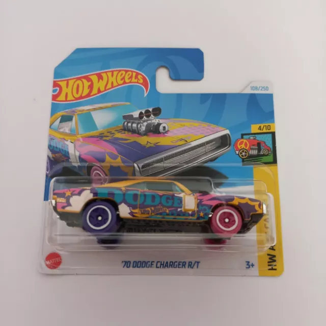 Hot Wheels 2024 - '70 Dodge Charger R/T - HW Art Cars - HTB76