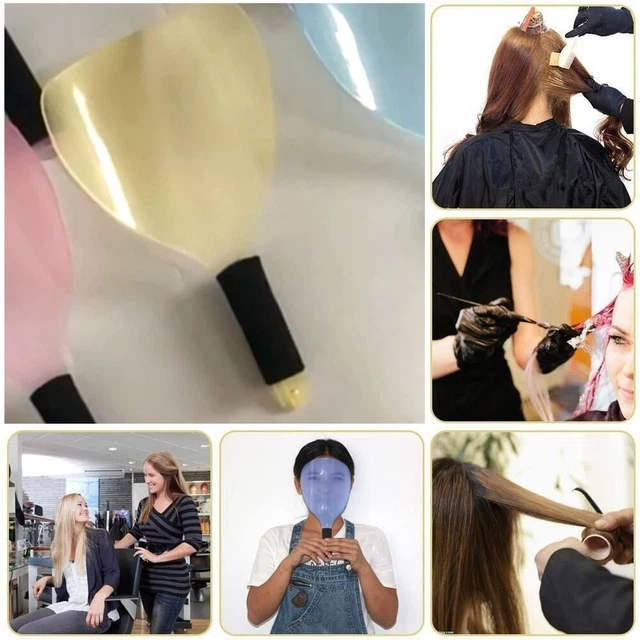 Máscara de plástico protector facial en aerosol facial para herramientas para el cabello máscara para proteger los ojos