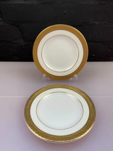 2 x Minton K159 Buckingham Tea / Side Plates 6.25" Wide Pair Set