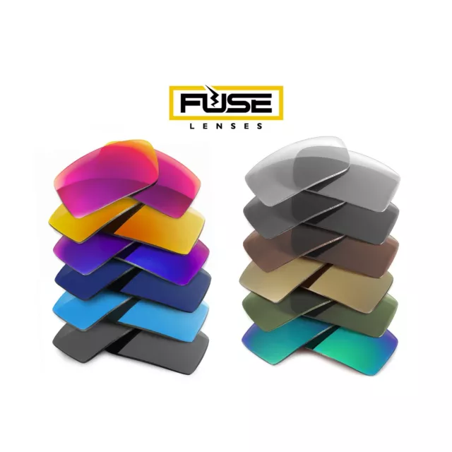 Fuse Lenses Replacement Lenses for Oakley Gascan (Asian Fit)