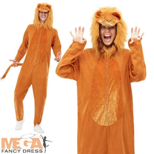 Fun Play Lion Costume For Kids - Fancy Dress Animal Onesie For Boys And - View #9