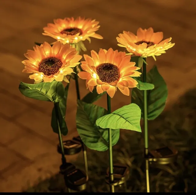 Garten Solar Sonnenblume Neu Deko
