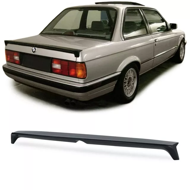 Boot Rear Trunk Spoiler wide black fits on BMW 3-Series E30