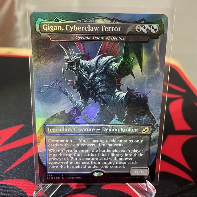 gigan mtg card I have a ton of new awesome cards to show off for #foilfriday but This is one of, if not, my favorite #Godzilla from the new #ikoria set of Magic the Companion Your starting deck contains only cards with even converted mana costs Gigan (1972) (EBP02-042) - Booster