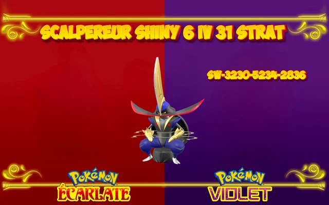 Pokémon Écarlate & Violet - Pack Légendaires & Fabuleux 248 Pokémon (Shiny/Non-Shiny) - Switch NEUF