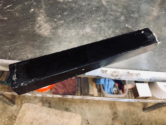 Ébano Gabón Negro 14"" X 14"" X 1 1/2"" Horno Seco