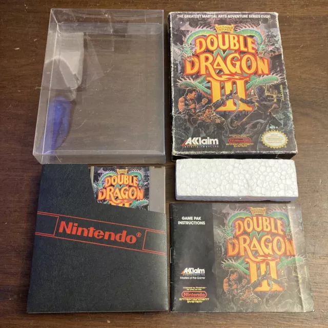 Double Dragon III: The Sacred Stones 3 - Nintendo NES - Complete CIB - Authentic