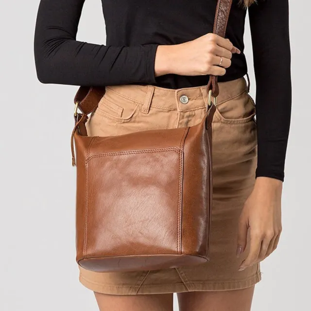 Brown Leather Cross Body Bag, Shoulder Bag