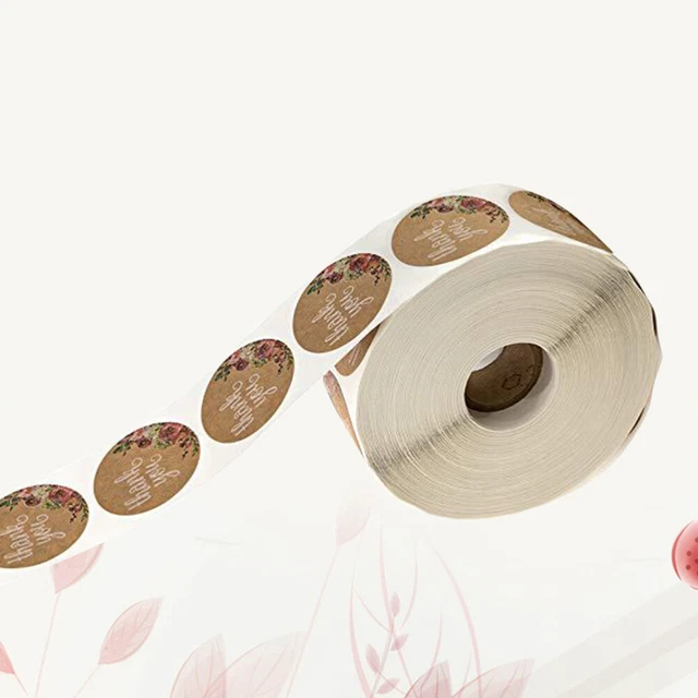 500 Pcs/Roll Geschenk Aufkleber Etiketten Abdichtung Aufkleber Dekorative