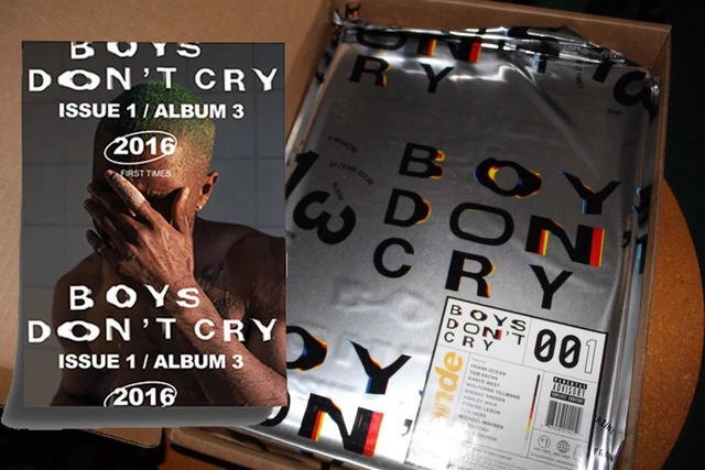 FRANK OCEAN BLONDE BOYS DONT CRY magazine (no CD) EUR 260,64