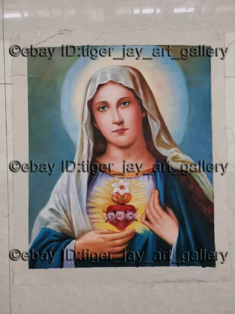 The Immaculate Heart of Mary Chris PAINTING Blessed Virgin Roman Catholic Church