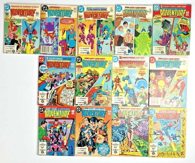 Adventure Comics Digest #491 - 503 FULL SET or RUN 13 BOOKS DC COMICS 1982-1983