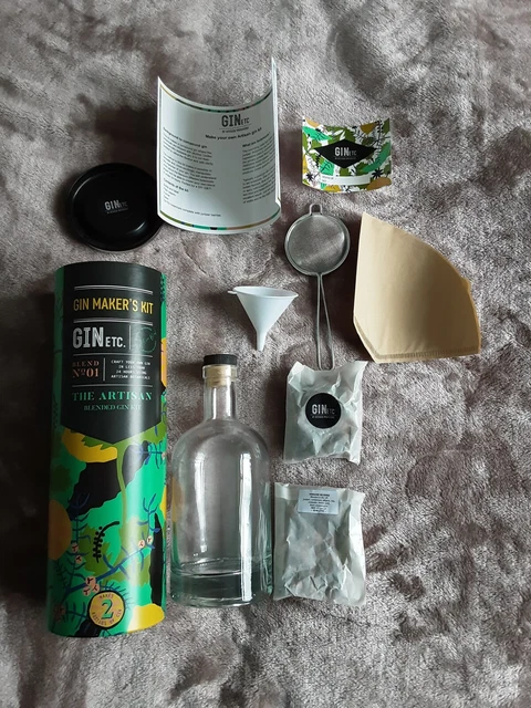 Gin Etc. The Artisan Gin Makers Kit NUEVO sin usar hacer mezcla infusión 2x mezcla