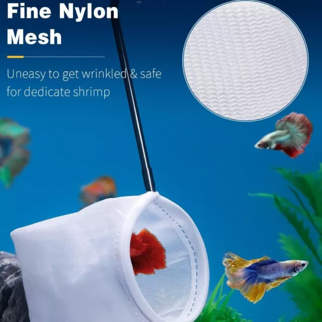FINE NET MESH Tiny Fish Tank Net Soft Skimming Net Small Ponds $14.17 -  PicClick AU