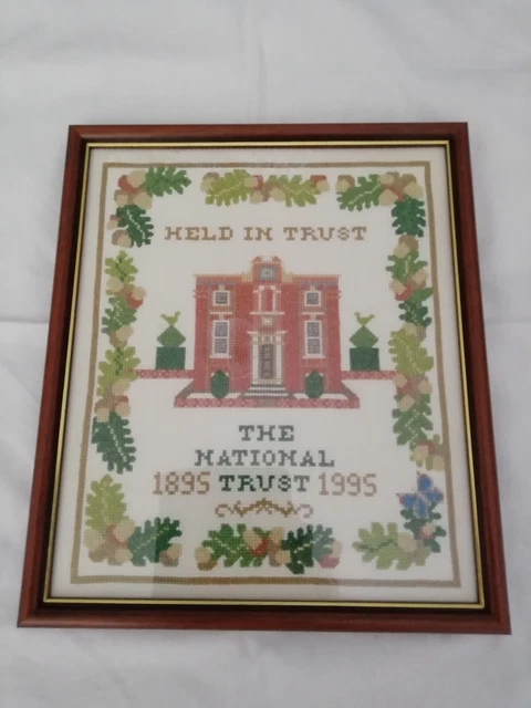 National Trust Wandteppich/Kreuzstichbild - vertraulich gehalten