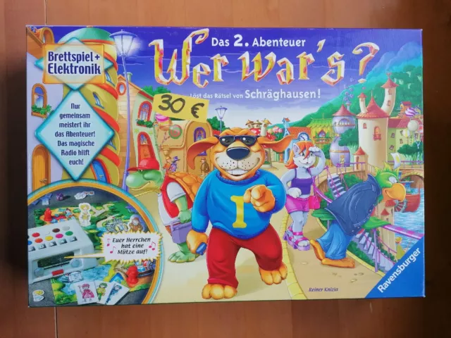 Wer war´s? Das 2. Abenteuer Ravensburger Brettspiel + Elektronik I Vollständig