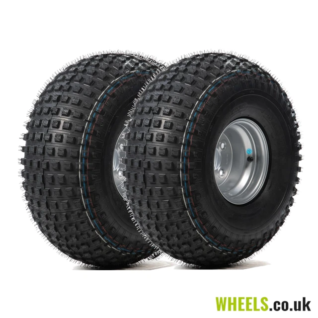 18x9.50-8 Parnells P322 Knobby ATV Tire | 4-Ply Tubeless | Off-Road Quad & Trailer Tyre
