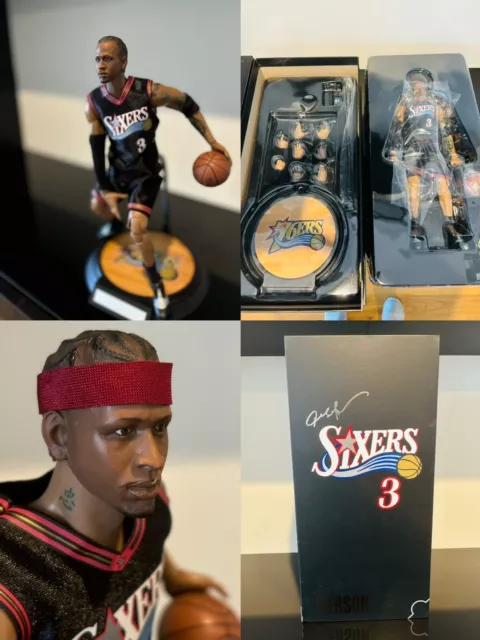 1/6 Scale Allen Iverson 76ers NBA Basketball Custom Action Figure Not Enterbay