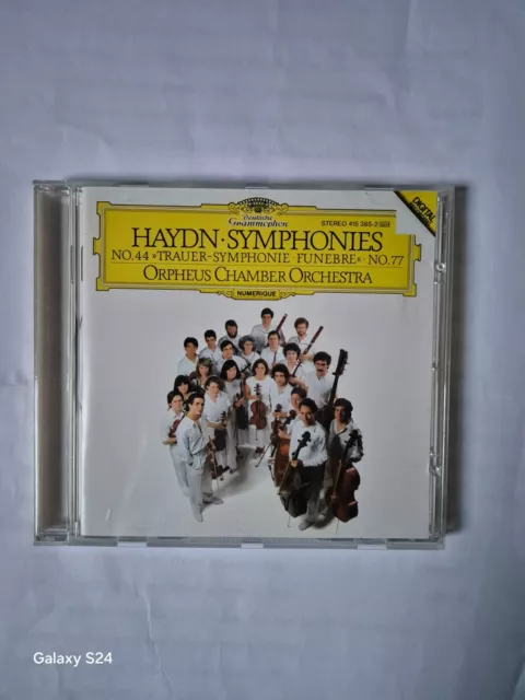 Haydn joseph : symphonies n°44 n°77 Orpheus chamber orchestra