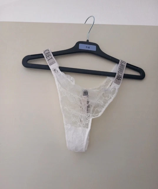 String Tanga Dentelle Blanc CHRISTIES - Taille Au Choix (FR38/IT2 Ou FR42/IT4) - Neuf Avec étiquettes