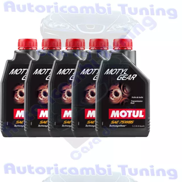 Motul Motyl Gear 75W85 Huile Transmission Différentiel Vitesse GL5 GL4 5 Litre