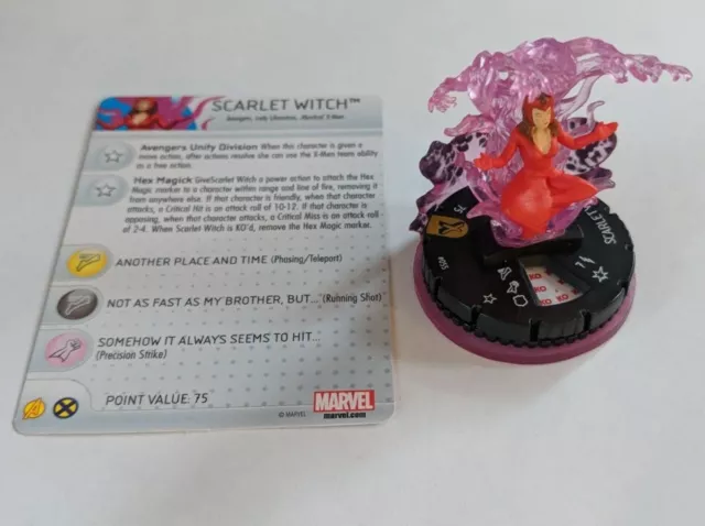 Scarlet Witch #055 The Uncanny X-Men Marvel Heroclix NM Marvel Heroclix: