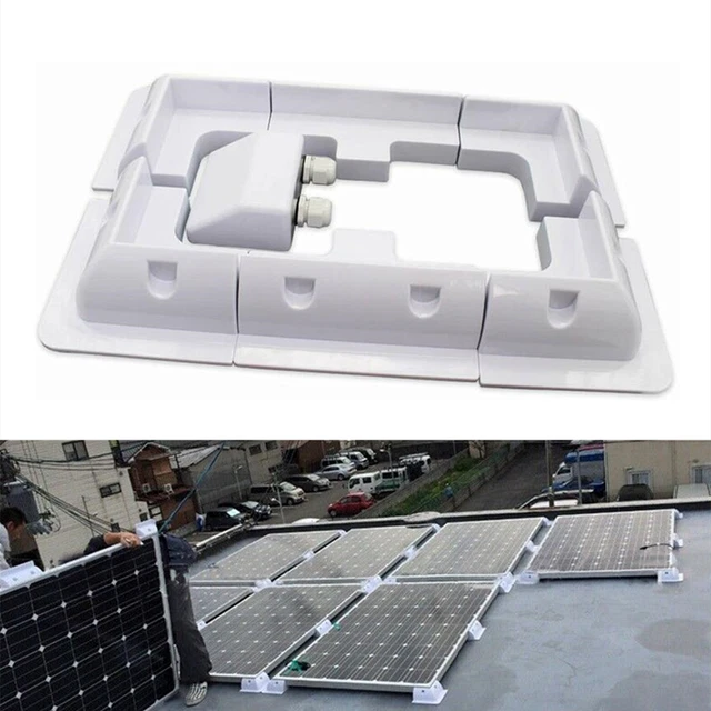 7X Support Panneau Solaire 4 Angles pour Bateau Caravanes Camping-cars Véhicules