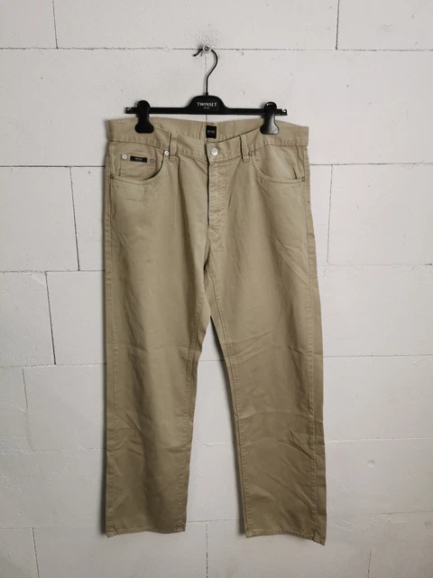 Pantaloni Chino Uomo Hugo Boss Beige Arkansas W38 L34 AN009