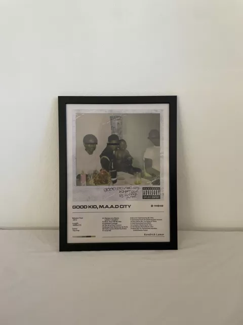 Kendrick Lamar-‘good Kid, M.A.A.d City’ Album Cover Music Poster 2