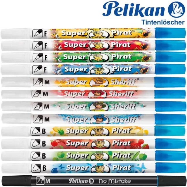 Pelikan Tintenlöscher Super Pirat/Sheriff/NoMistake Tintenkiller Korrekturstift