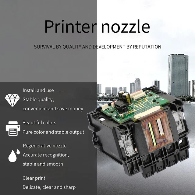 T# Printhead Printer Print Head for HP Officejet 7510 7110 7612 7610 6700 Parts