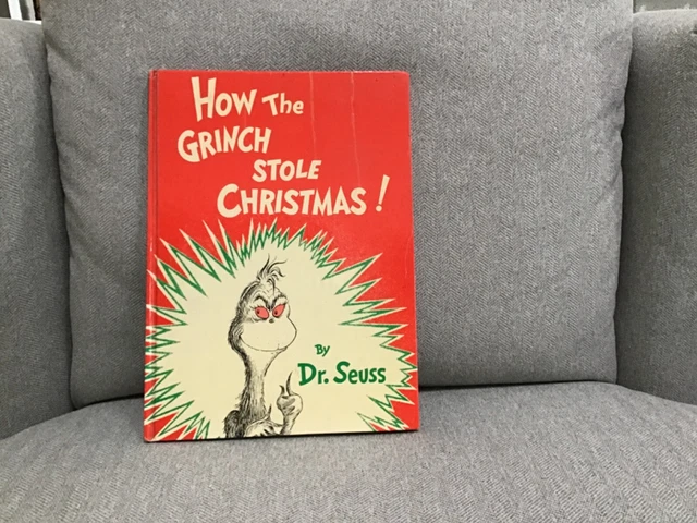 VINTAGE HOW THE GRINCH STOLE CHRISTMAS DR. SEUSS 1st Ed 1957 HC £58.10 ...
