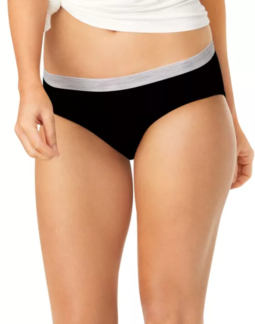 6 PK HANES Womens Cool Comfort Underwear Hipster Nearly Invisible Bikini  Panties $7.91 - PicClick