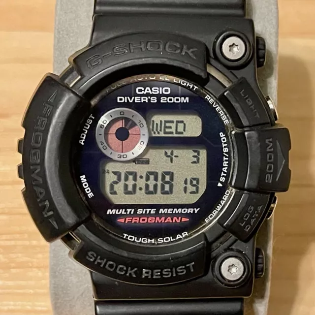 Casio G-Shock GW-200BC-1 Black Helios Frogman Tough Solar Men' Digital Watch 200